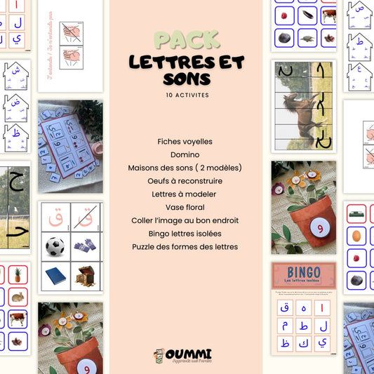 Pack découverte des lettres et des sons